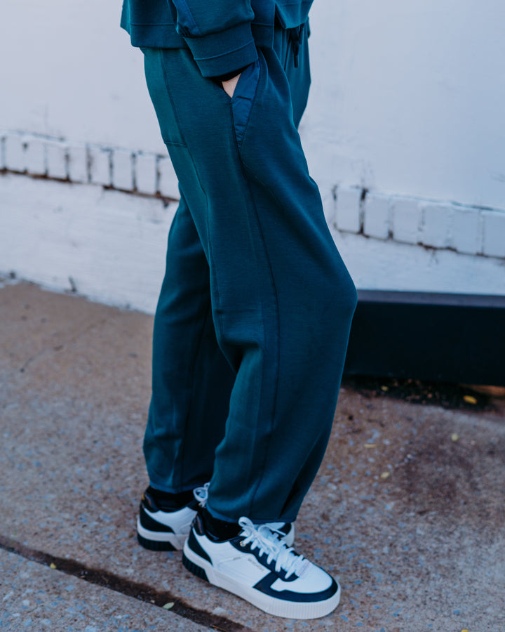 Tribal: Jogger With Hem Pleats & Pockets in Silverpine