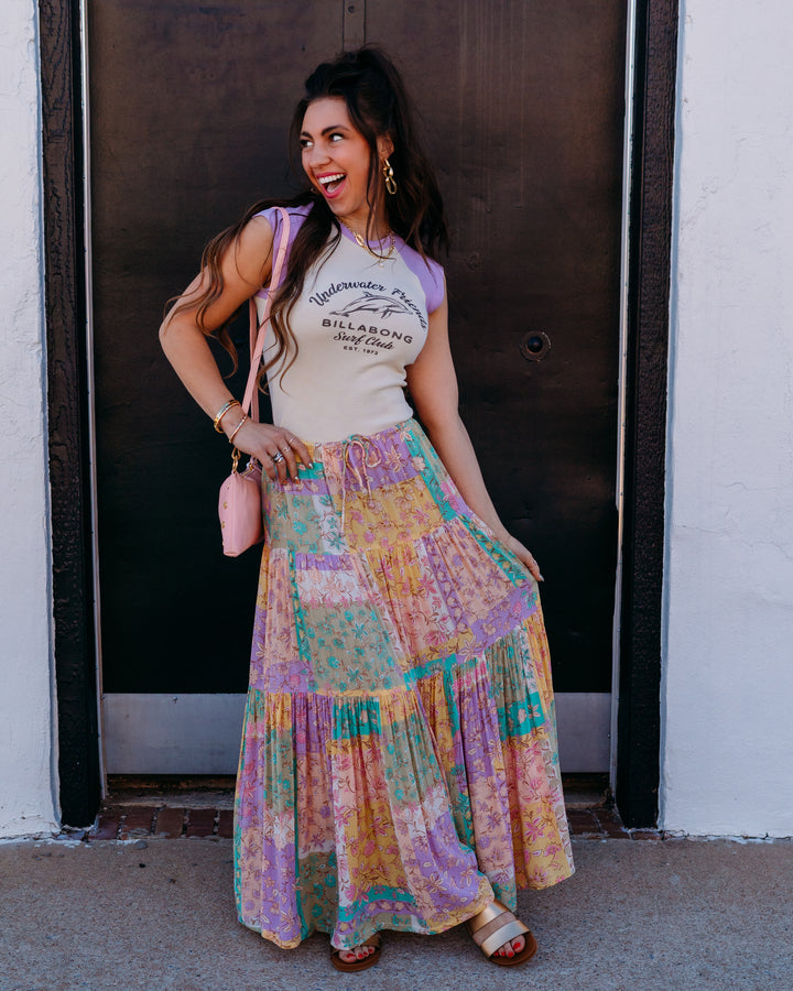 Billabong: Just A Girl Maxi Skirt in Vintage Violet (BL000222W)