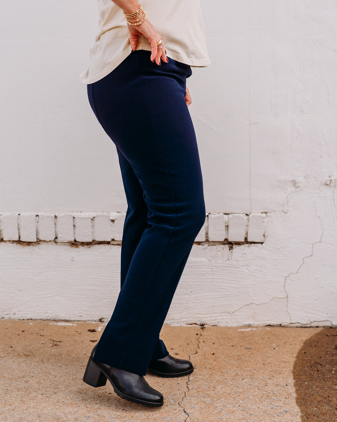 Joseph Ribkoff: Basic Navy Pant 143105 - The Vogue Boutique