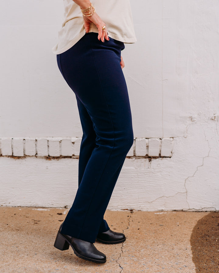 Joseph Ribkoff: Basic Navy Pant 143105 - The Vogue Boutique