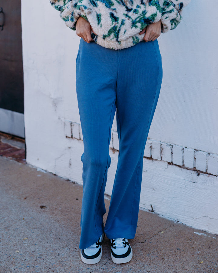 Tribal: Pull On Pant in Slateblue