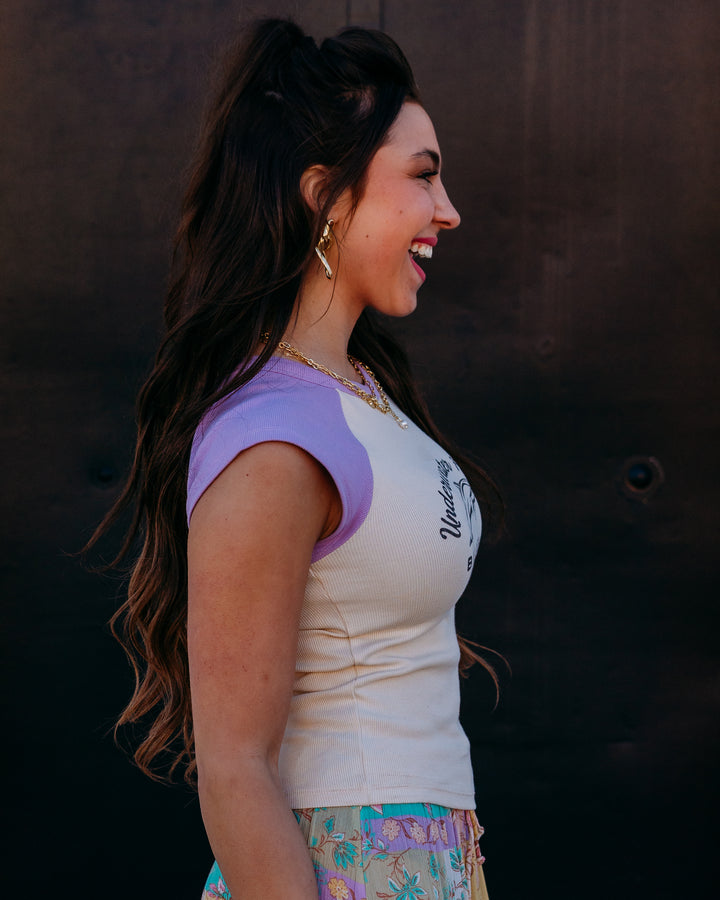 Billabong: Horizon Ss Raglan in Vintage Violet (BL000216W)