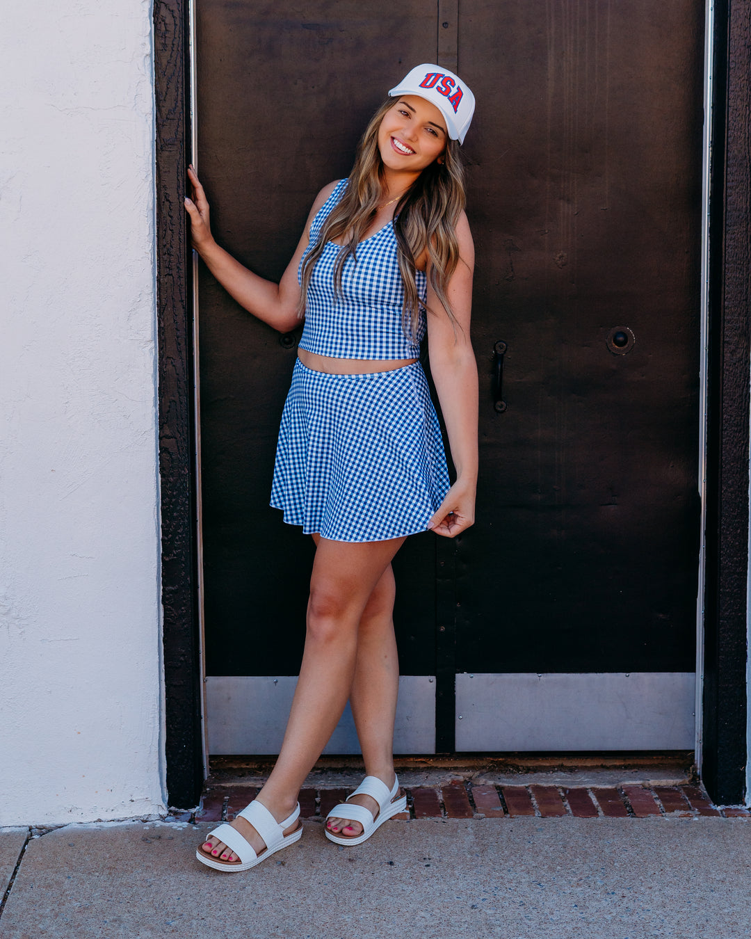 Z Supply: Check Yourself Skirt in True Navy