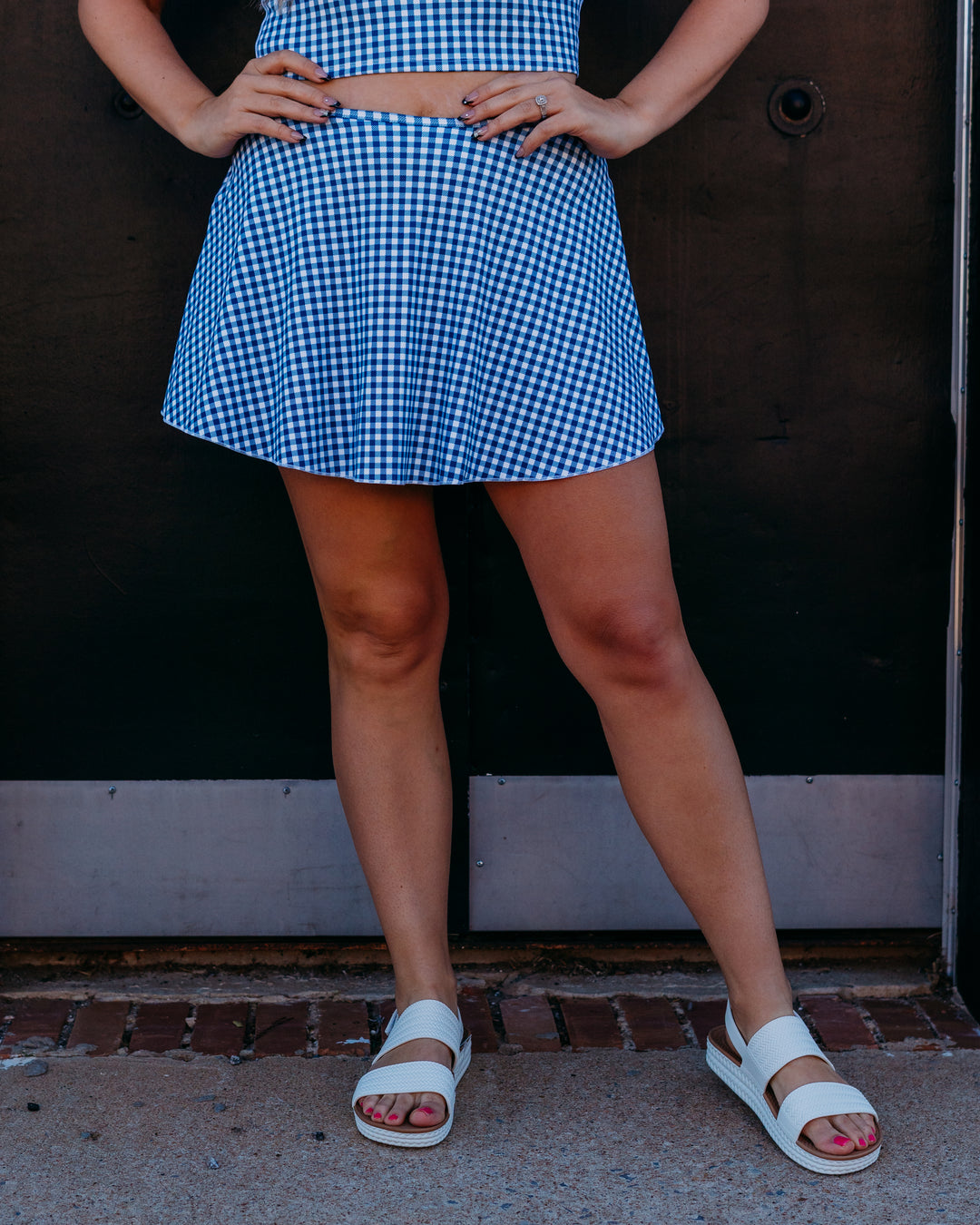 Z Supply: Check Yourself Skirt in True Navy