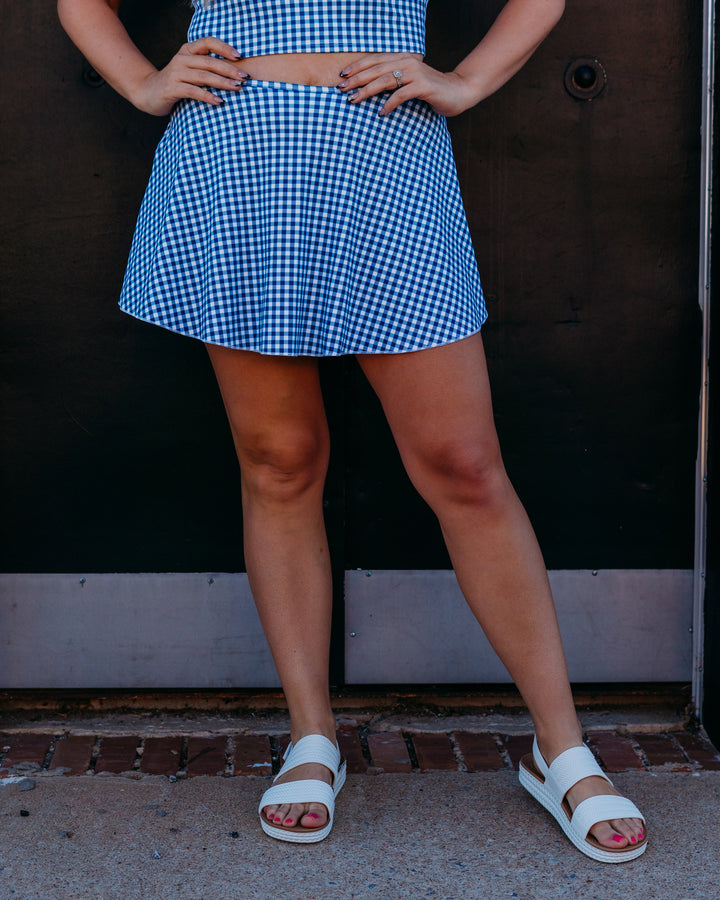 Z Supply: Check Yourself Skirt in True Navy