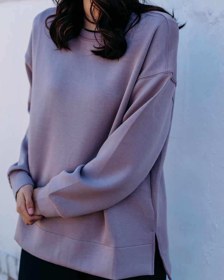 Spanks:AirEssentials Crewneck Tunic in Coastal Fog