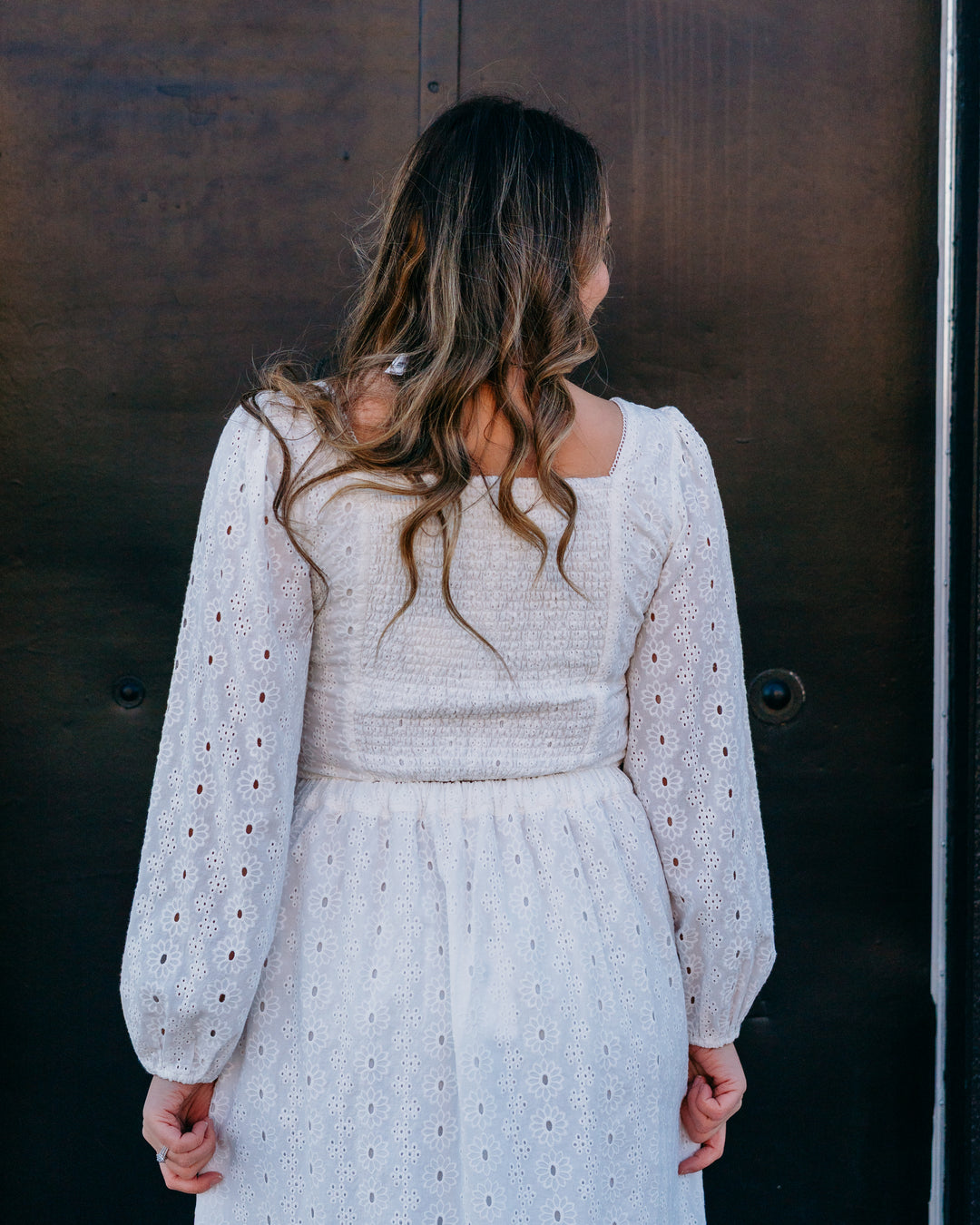 Z Supply: Bria Eyelet Top in White (ZT261405) - The Vogue Boutique