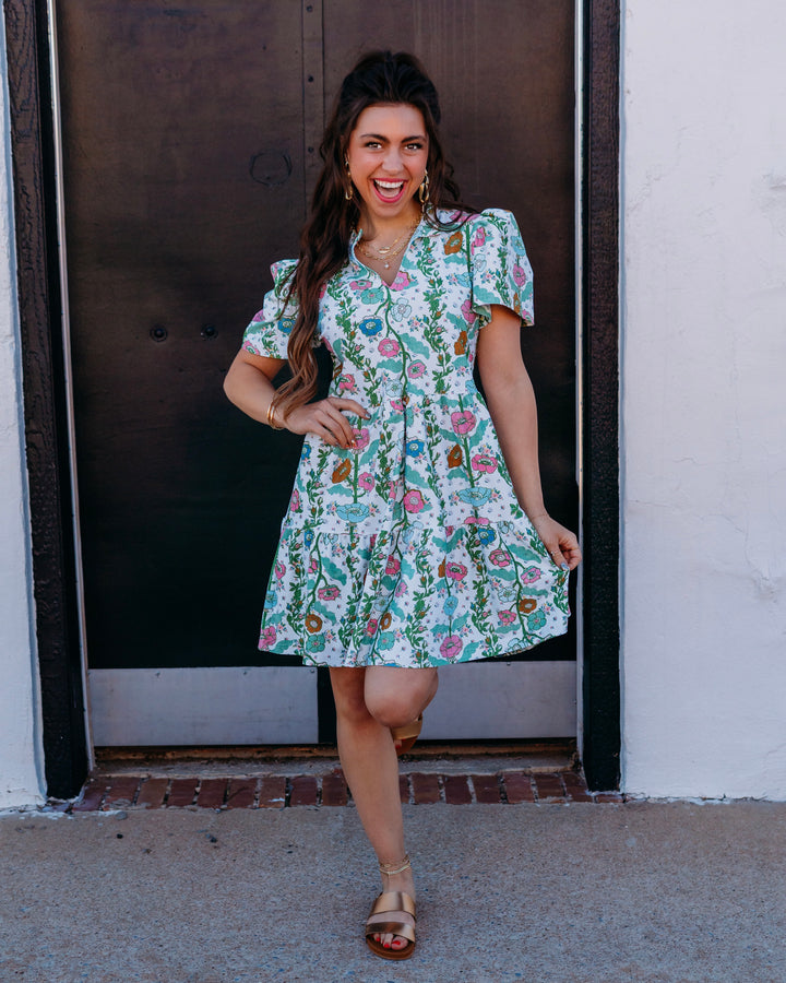 Smith and Quinn: The Navy Dress in Handkerchief Bloom (11200)