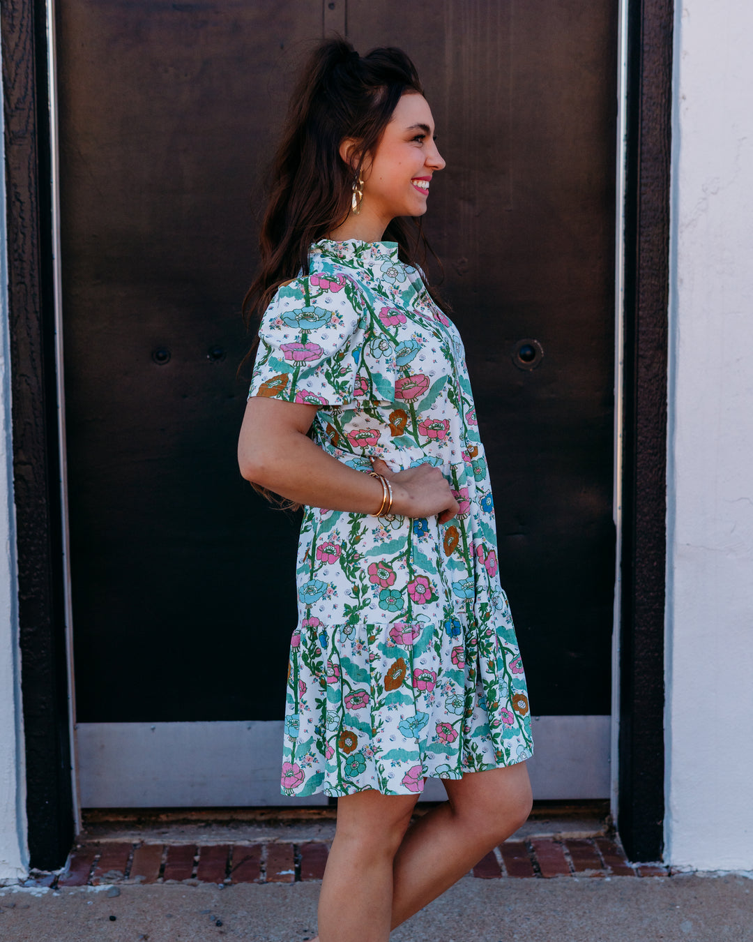 Smith and Quinn: The Navy Dress in Handkerchief Bloom (11200)
