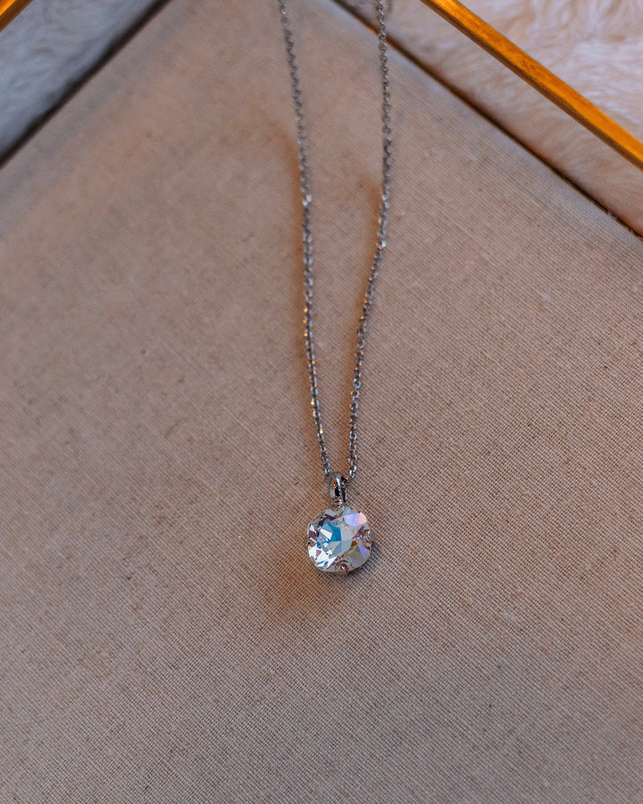 Mariana: Clear Medium Stone in Silver - N-5326/4-001MOL-RO