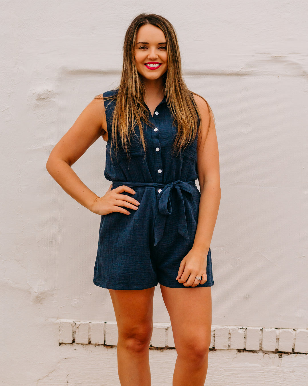 Z Supply: New Light Romper in Eclipse - The Vogue Boutique