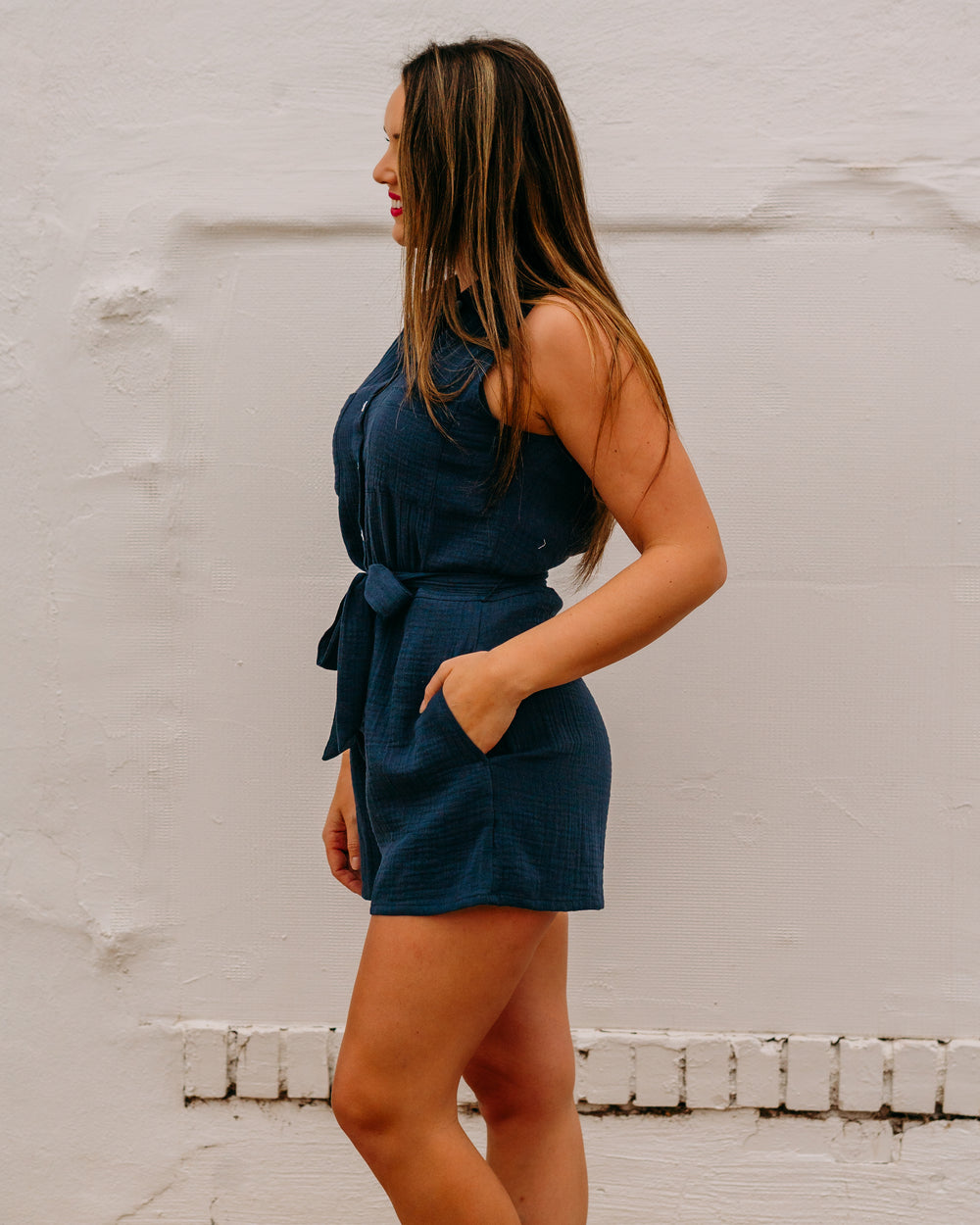 Z Supply: New Light Romper in Eclipse - The Vogue Boutique