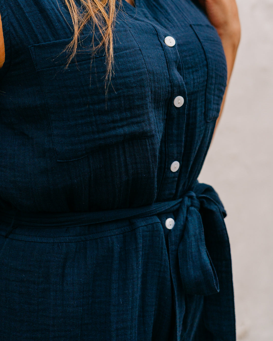 Z Supply: New Light Romper in Eclipse - The Vogue Boutique