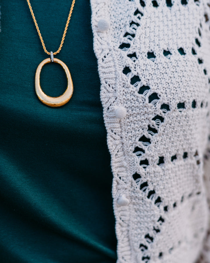 Z Supply: Rosalyn Sweater Cardigan in Crystal