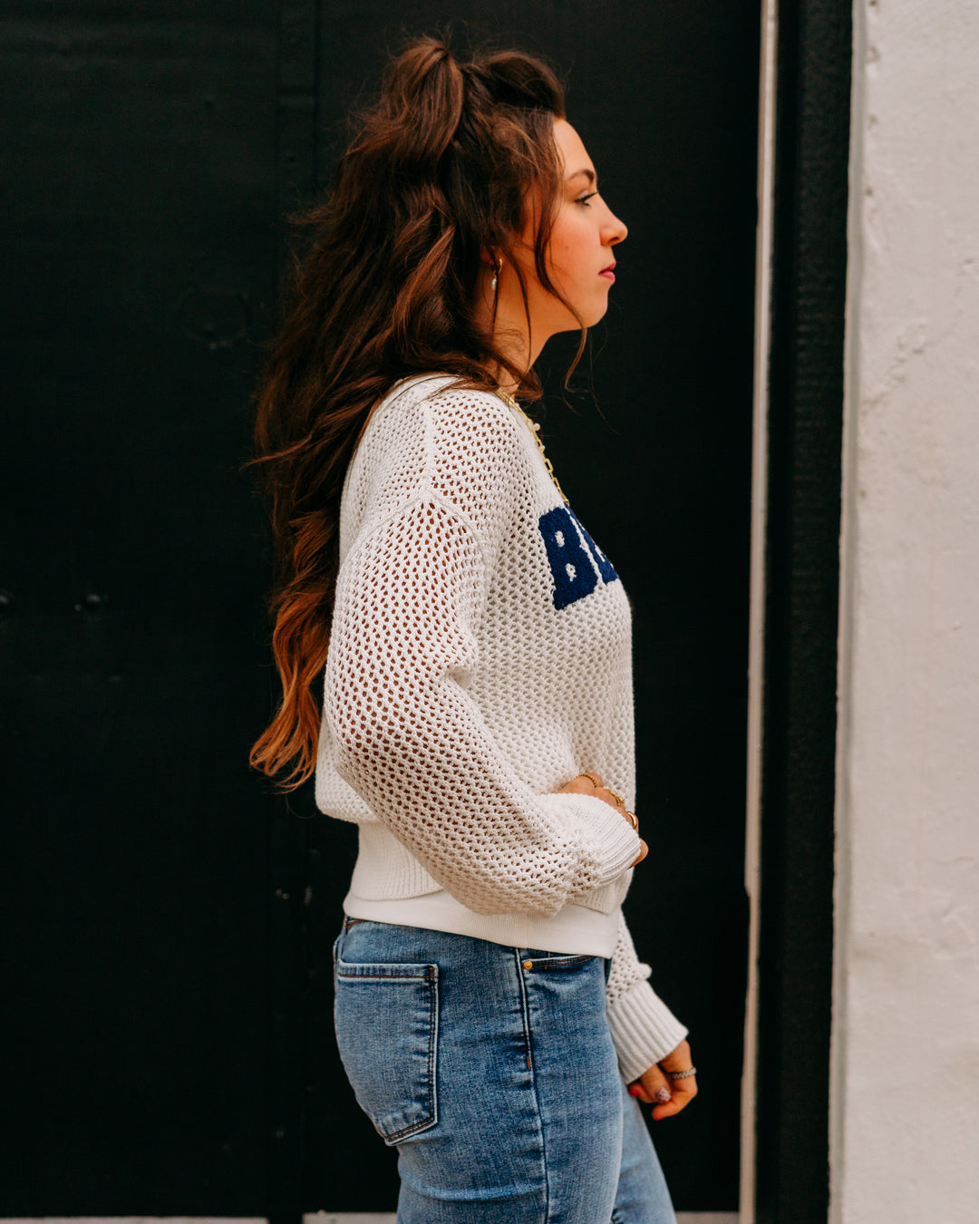 Z Supply: Open Beach Sweater in White
