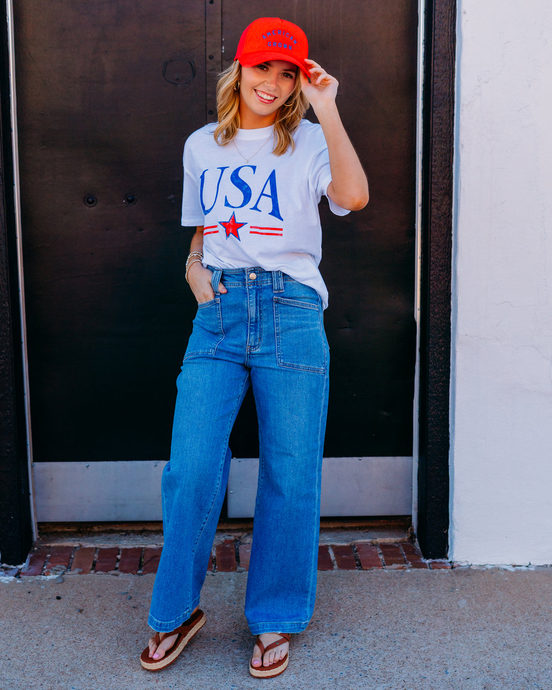 Z Supply: American Grown Trucker Hat in Lychee