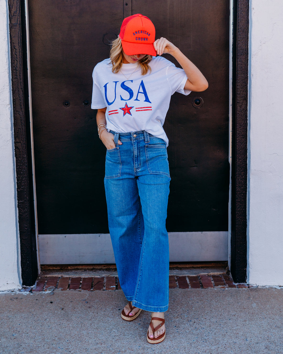 Z Supply: American Grown Trucker Hat in Lychee