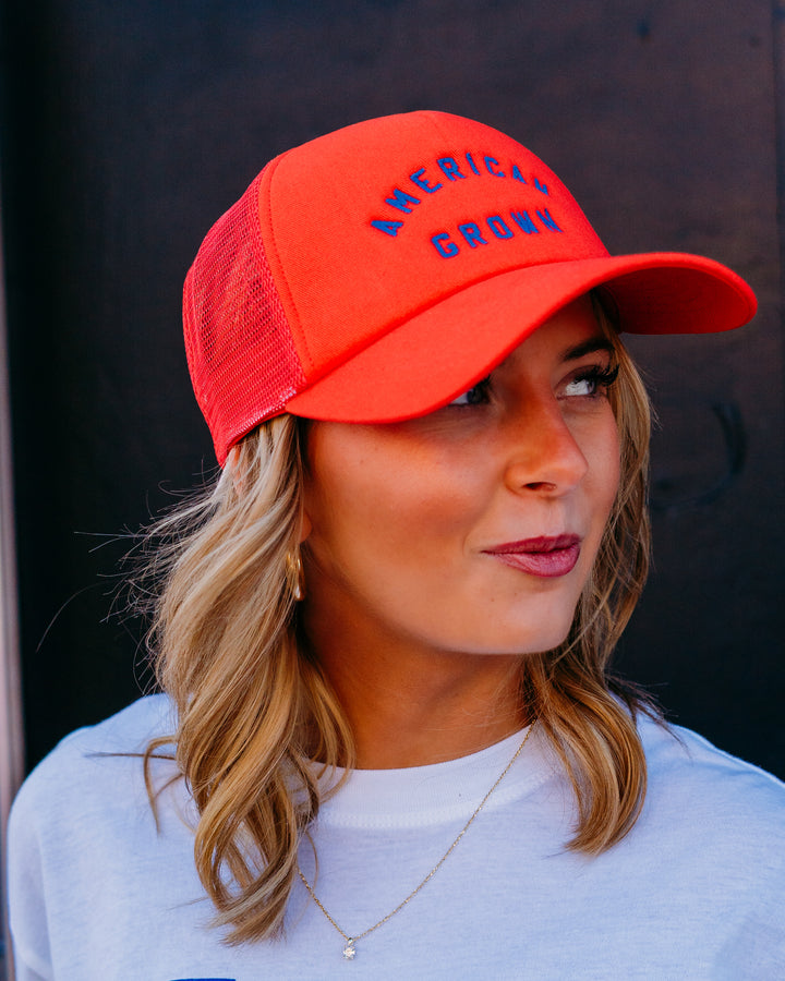 Z Supply: American Grown Trucker Hat in Lychee