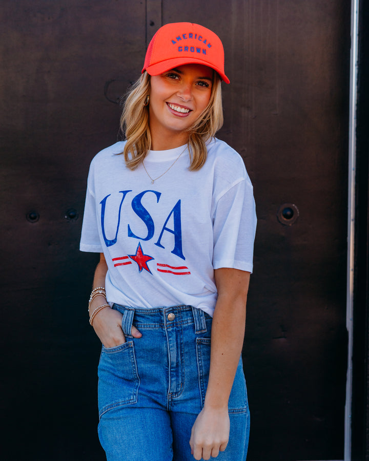 Z Supply: American Grown Trucker Hat in Lychee