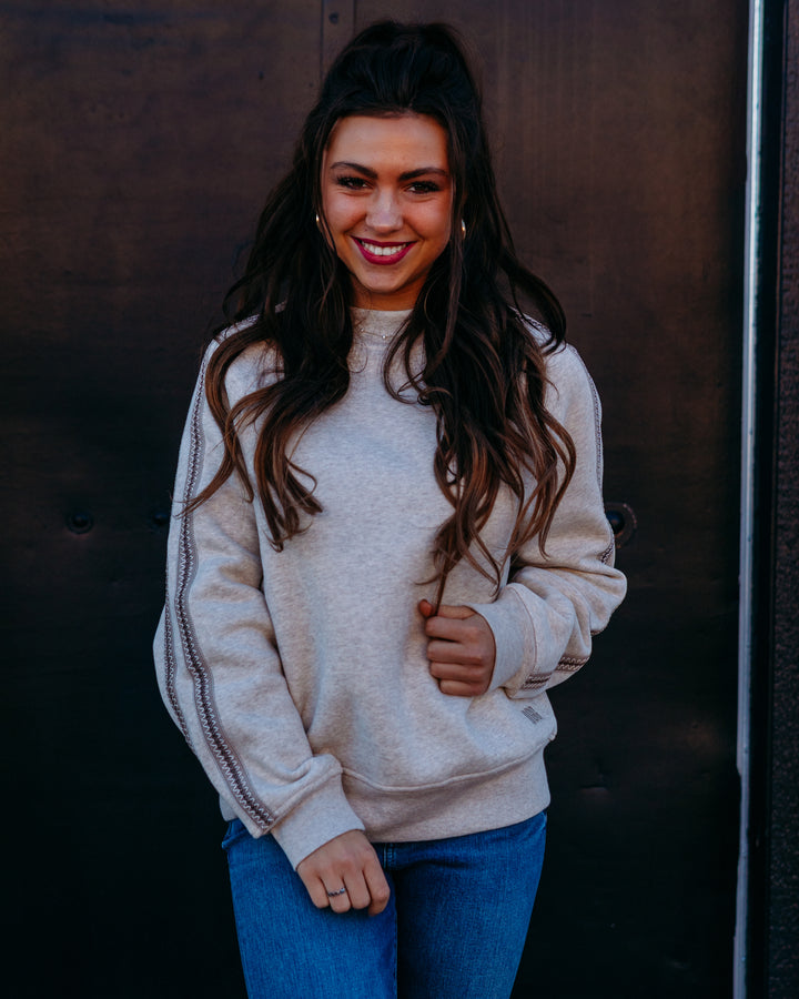 UGG: Men Oversized Tasman Crewneck in Caribou Heather (1172191)