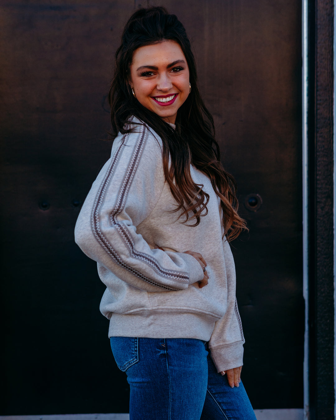 UGG: Men Oversized Tasman Crewneck in Caribou Heather (1172191)