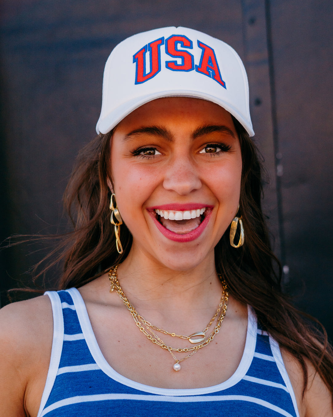 Z Supply: USA Trucker Hat in Sea Salt
