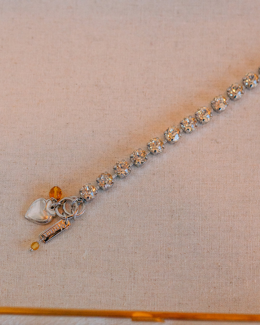 Mariana: Clear Small Stone Bracelet in Silver B-4252-001MOL-RO