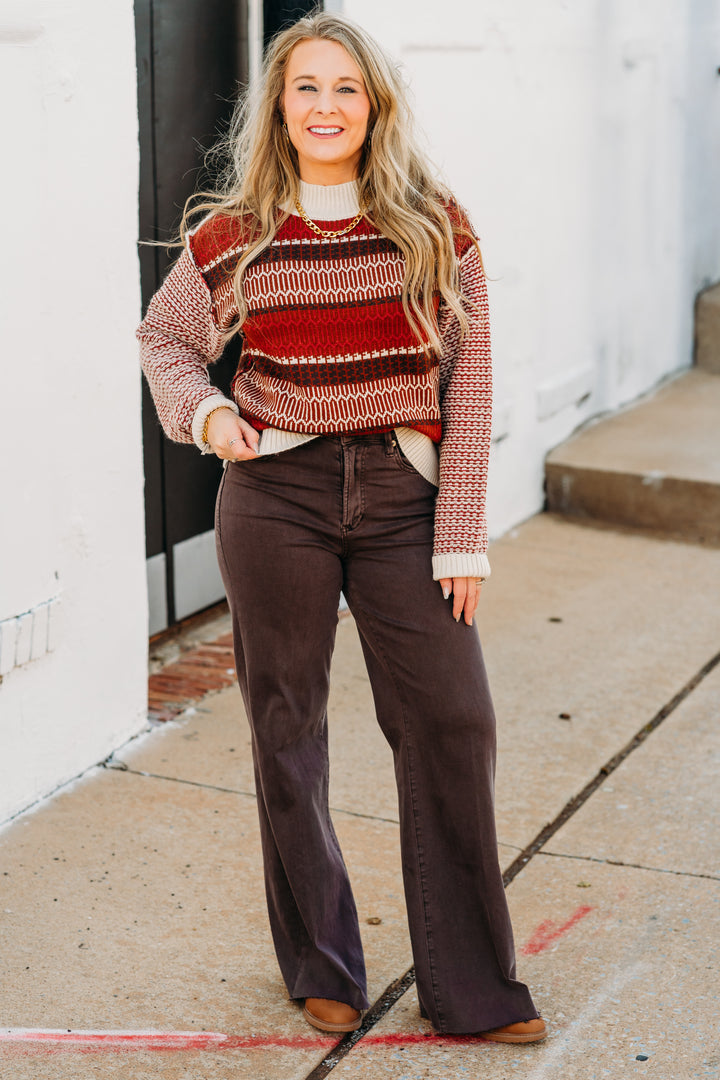 Dear John: Barbara Sweater in Gingerbread House