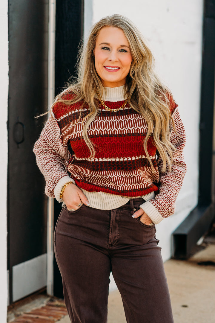 Dear John: Barbara Sweater in Gingerbread House