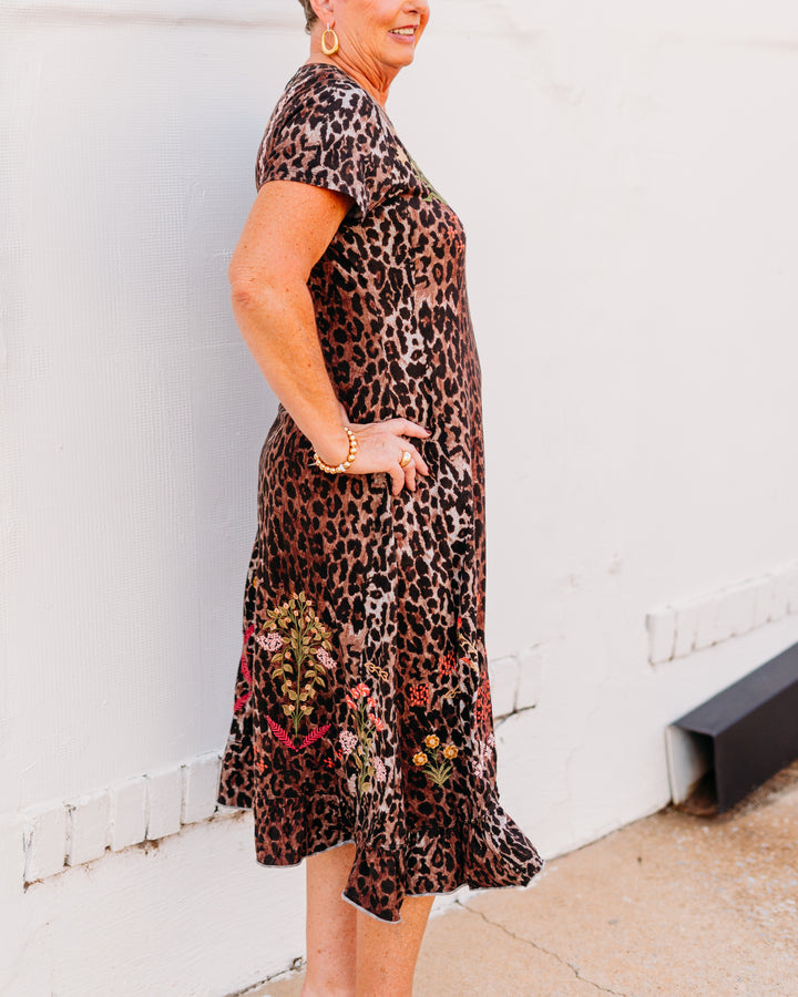 Johnny Was: Elbow Sleeve Asymmetric Hem Dress