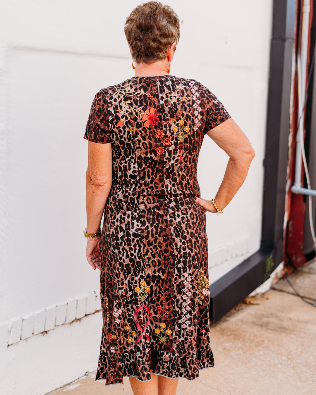 Johnny Was: Elbow Sleeve Asymmetric Hem Dress