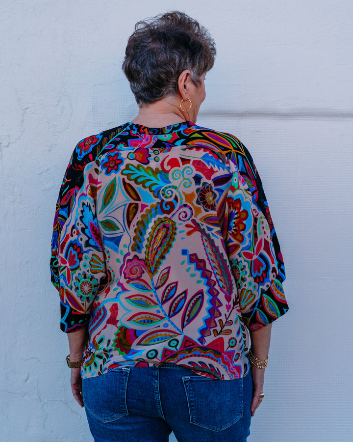 Johnny Was: Flow Shrug in Silvana