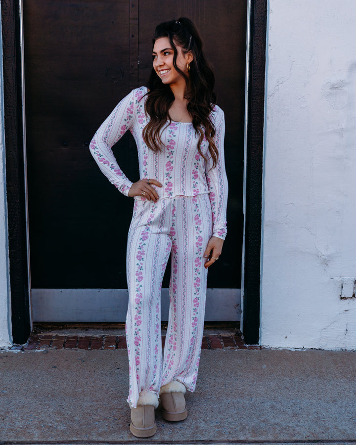 Z Supply: Dawn Boudoir Pant in Vanilla Ice