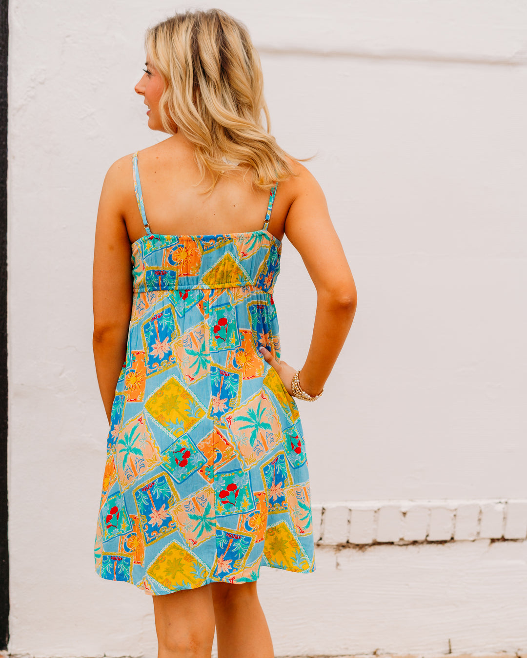 Billabong: Last Sunset Mini Dress in Dream Blue (BL000239W)