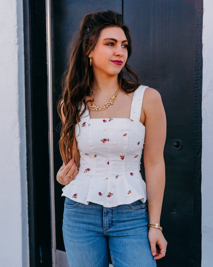 Steve Madden: Fiorella Top in Antique (SA09544) - The Vogue Boutique