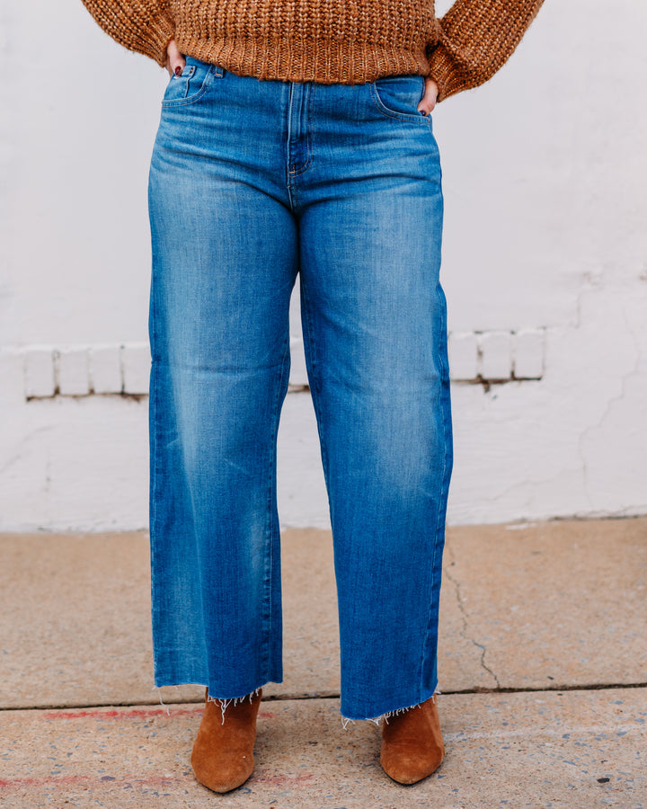 AG: Saige Wide Leg Crop in 13 Years Allure
