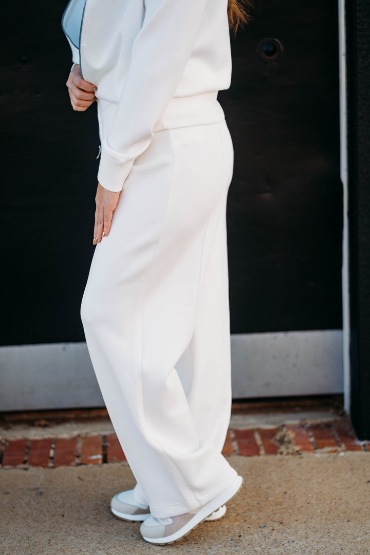 Spanx: Airessentials Luxe Straight Leg Pant in Powder