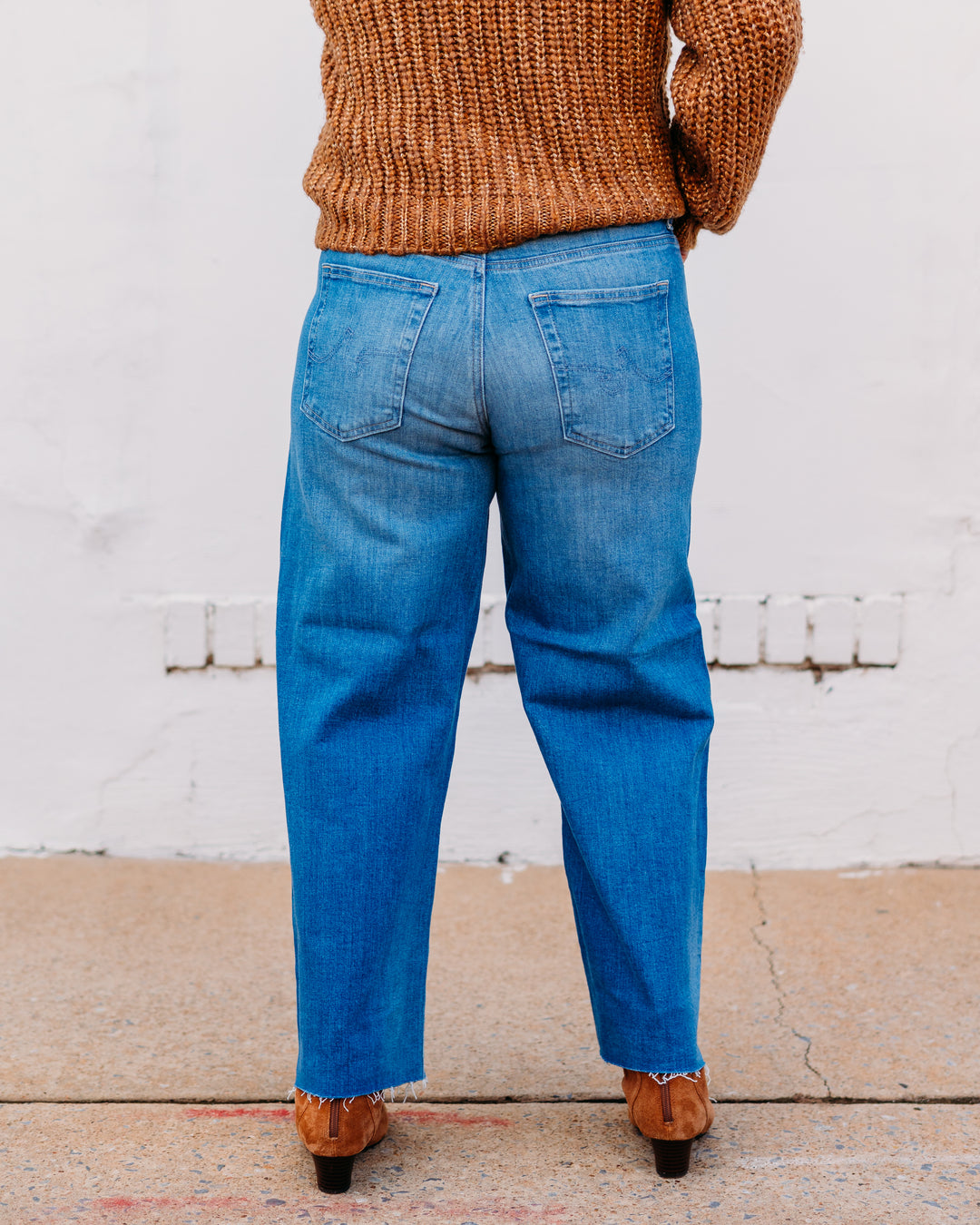 AG: Saige Wide Leg Crop in 13 Years Allure
