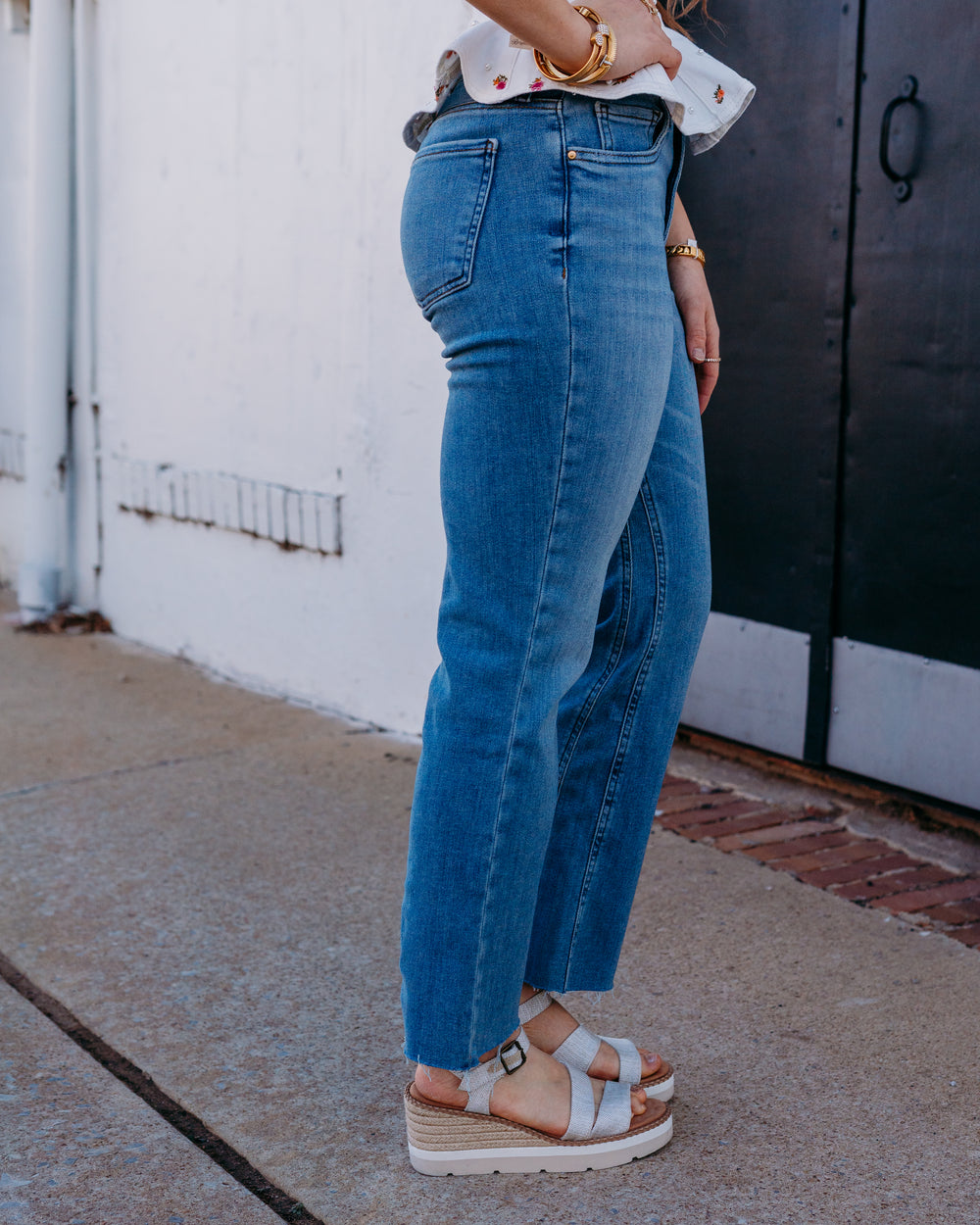 Kut: Kelsey High Rise Fab Ab Ankle Flare Leg in Amaze (KP1574MF5) - The Vogue Boutique