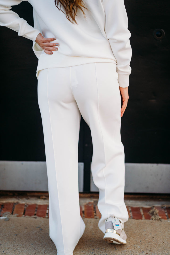 Spanx: Airessentials Luxe Straight Leg Pant in Powder