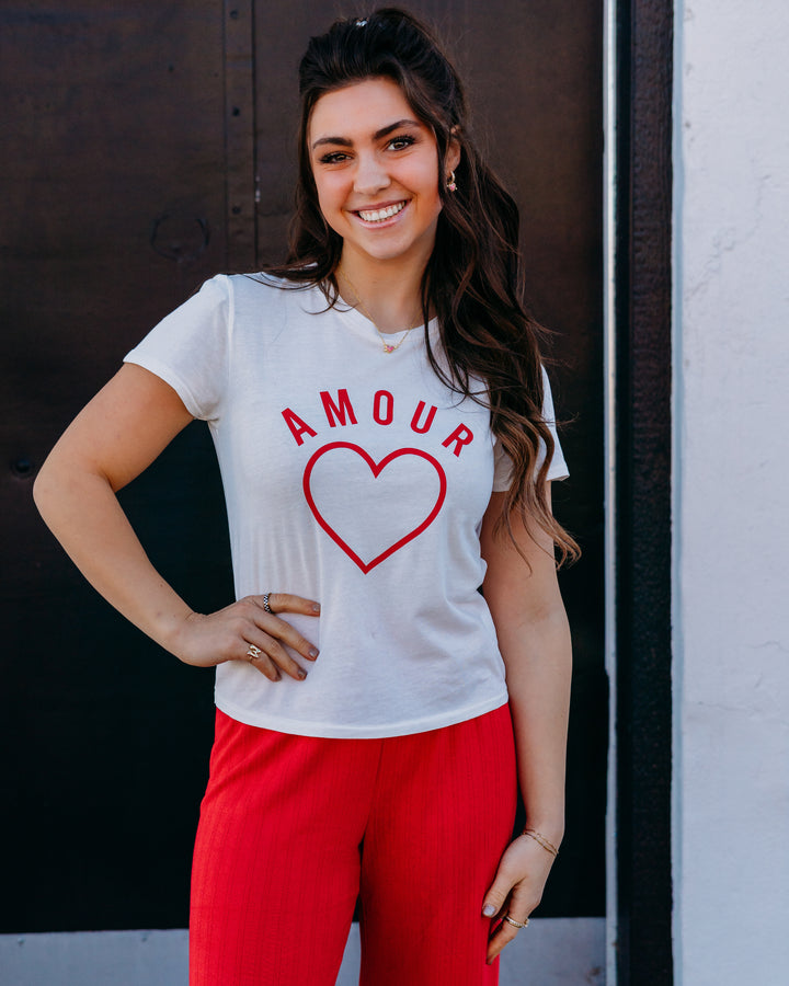 Z Supply: Amour Tourist Tee in Sea Salt