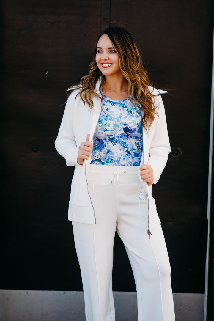 Spanx: Airessentials Luxe Straight Leg Pant in Powder