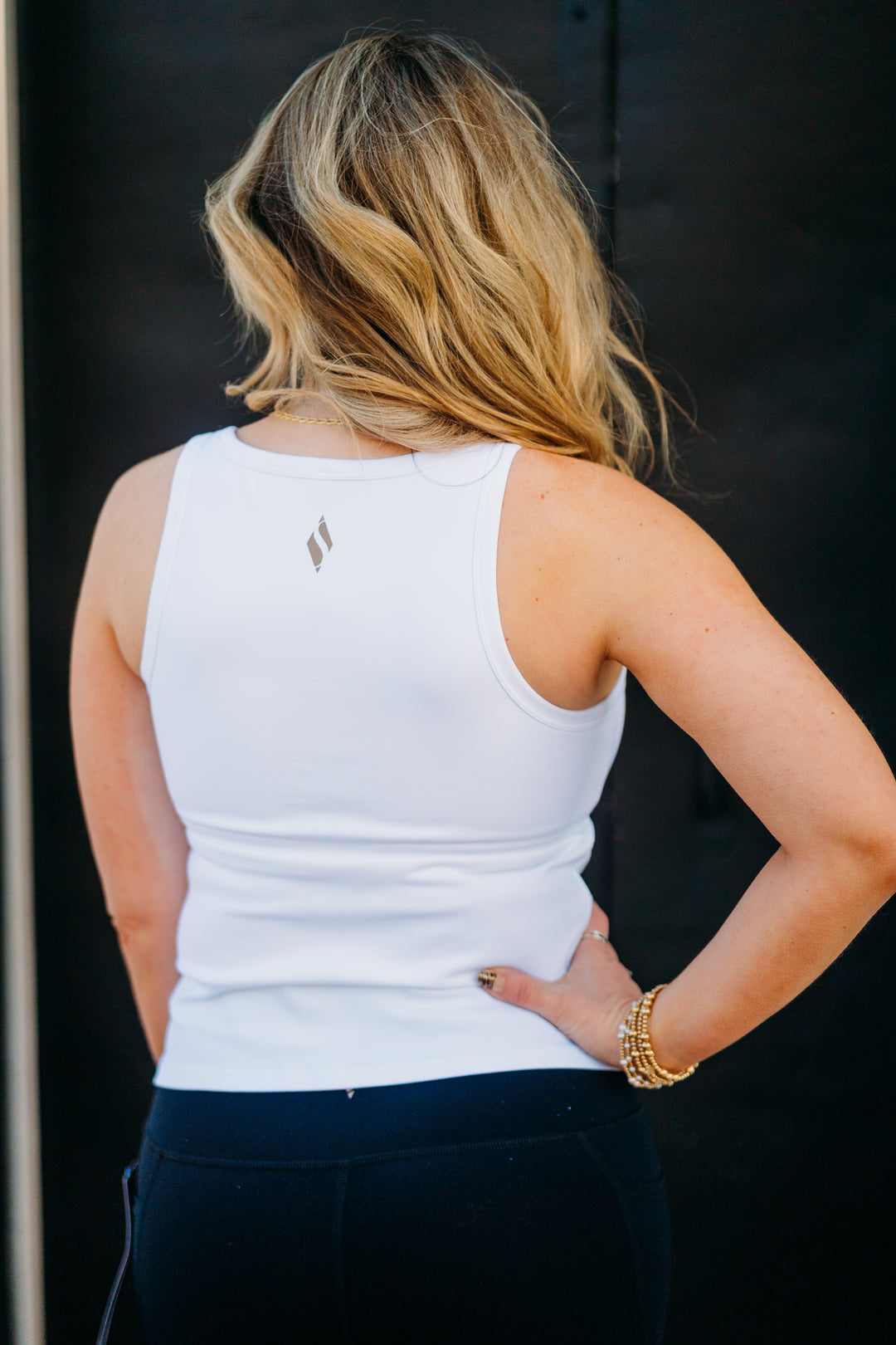 Skechers: GO WALK Shelf Bra Tank in White