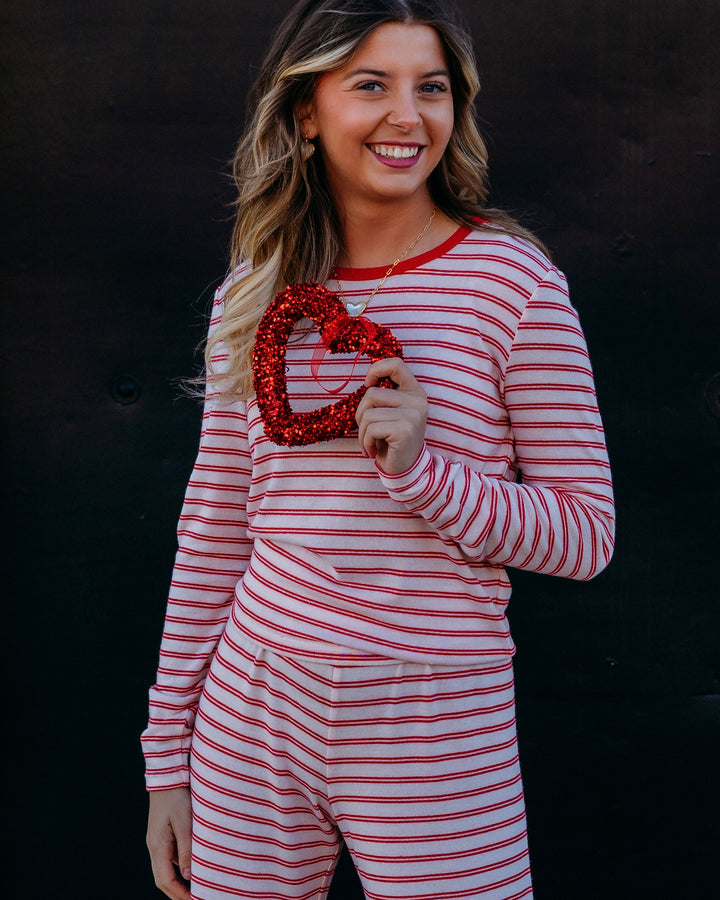 Z Supply: Night In Stripes LS Top in Multi (ZLT261197)