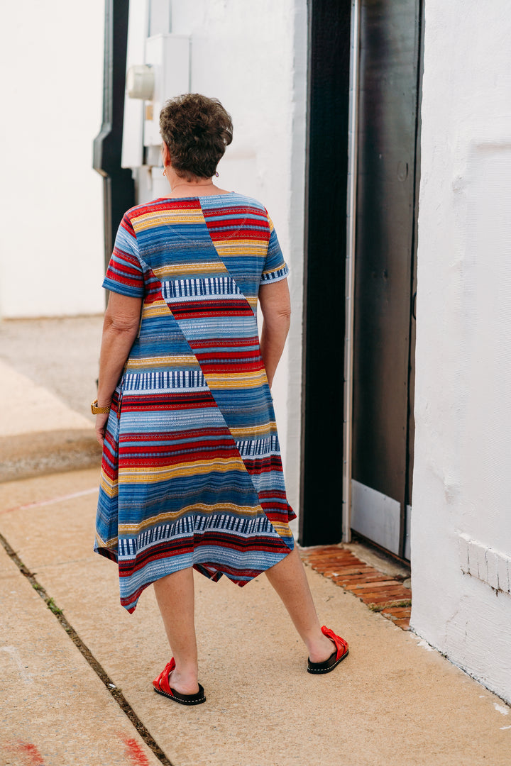 Multiples: (Liberty) Multi Panel Knit Dress M25509DM