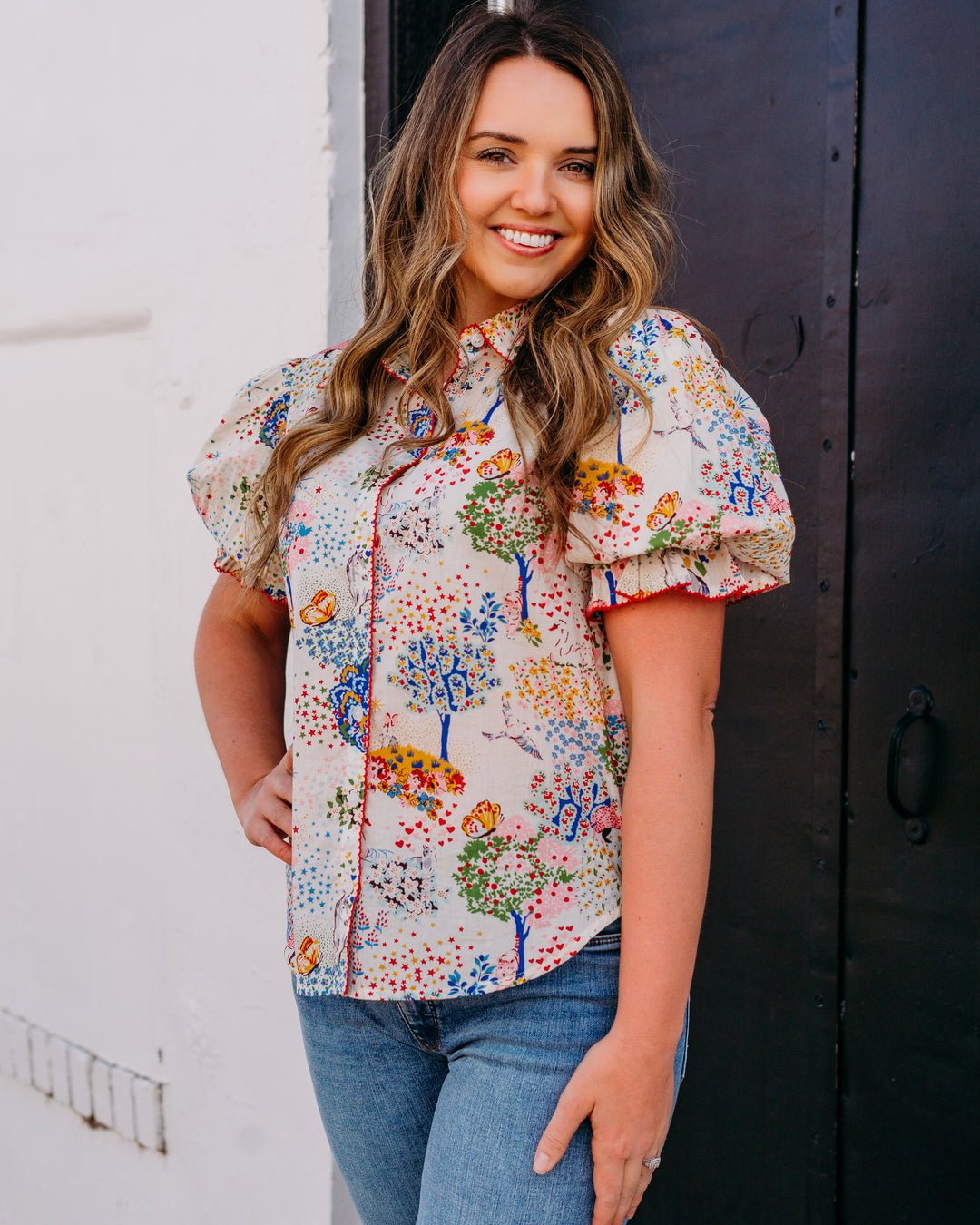 Ivy Jane: Whimsical Top in Multi (641495) - The Vogue Boutique