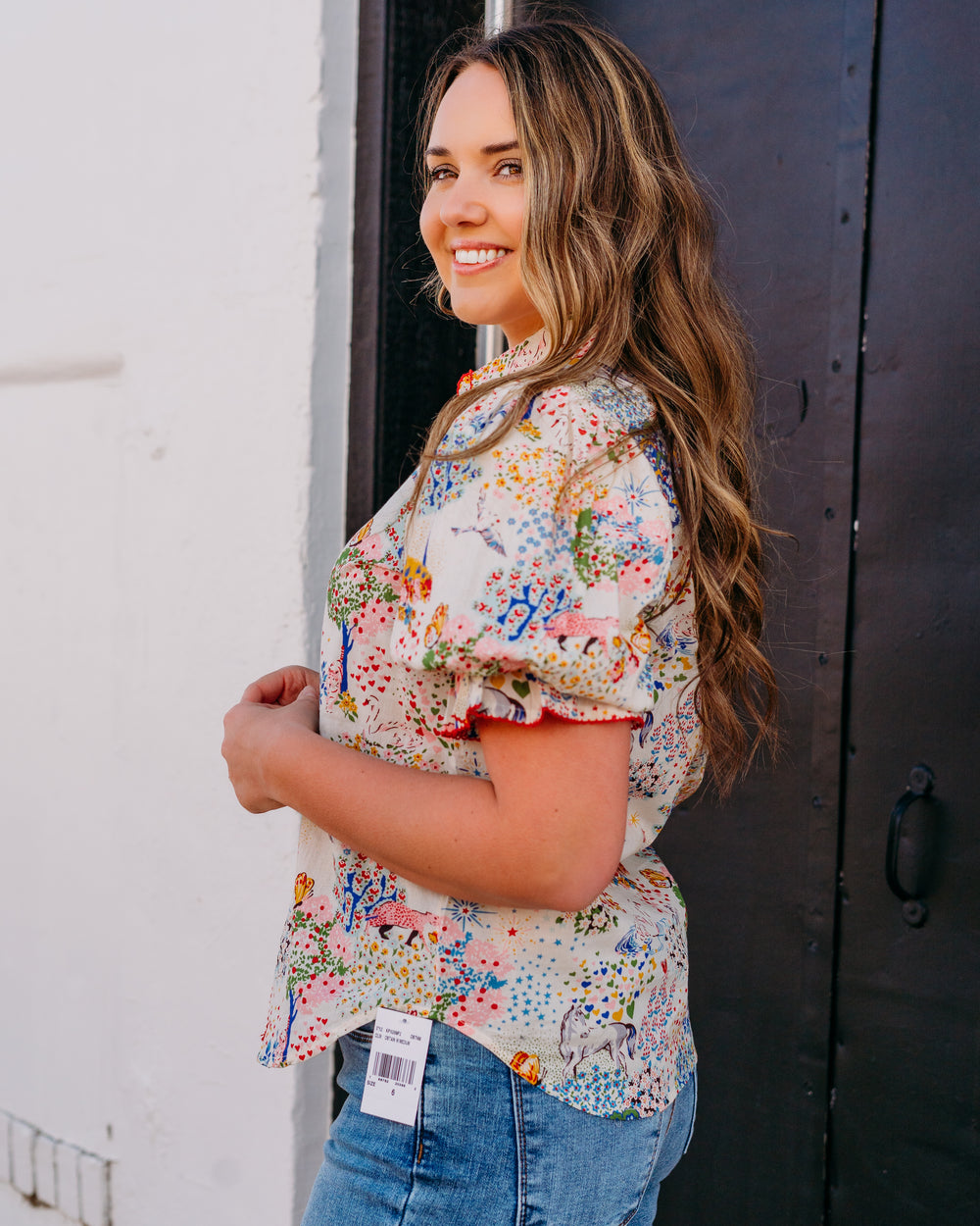 Ivy Jane: Whimsical Top in Multi (641495) - The Vogue Boutique