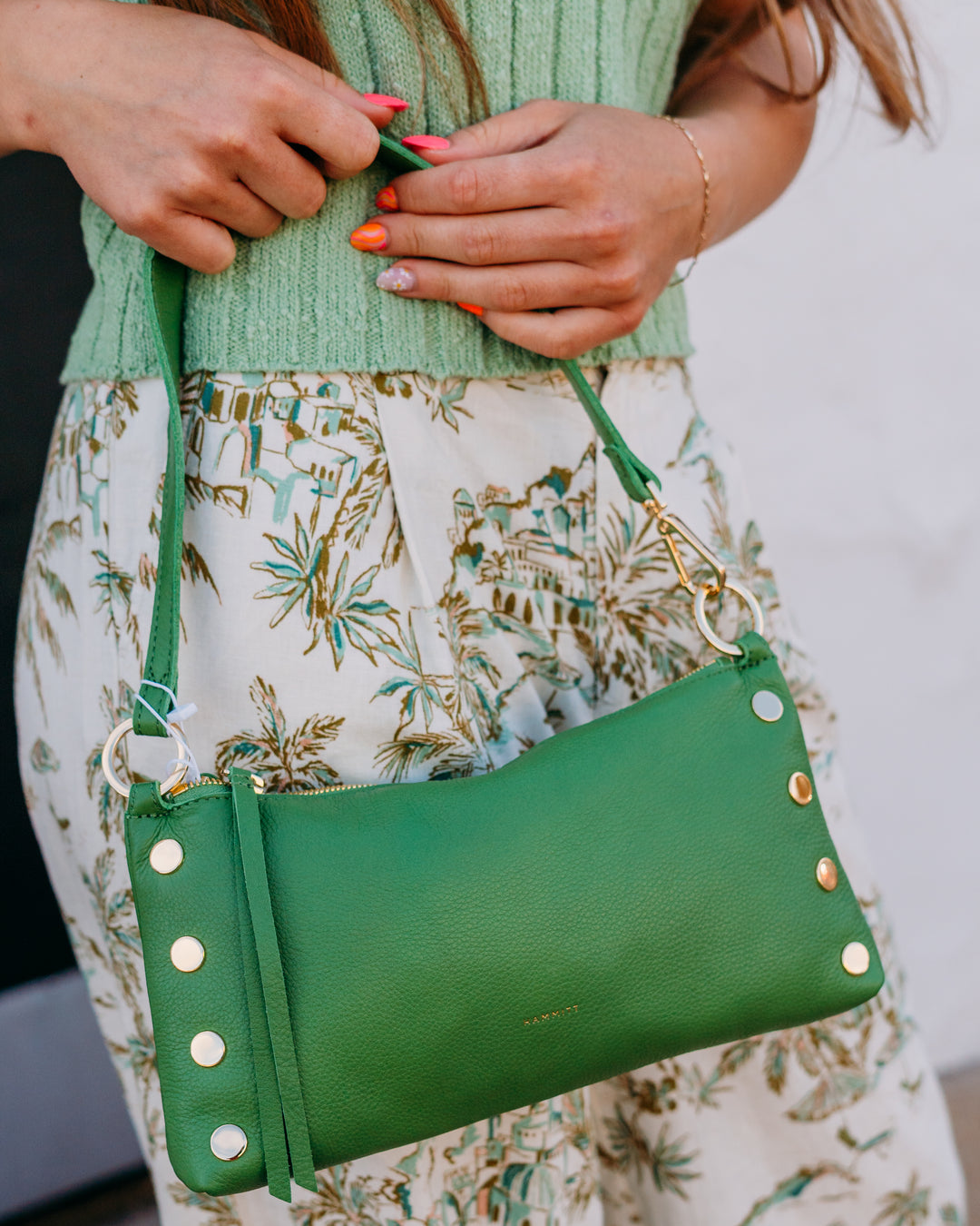 Hammitt: Kyle Handbag in Dill/Gold (7790)