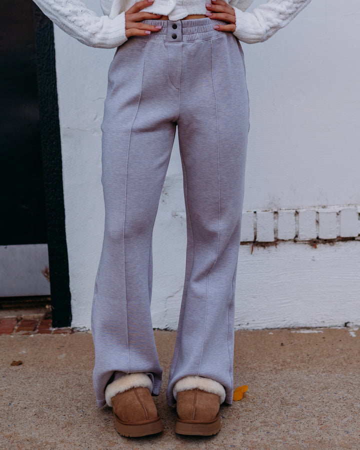 Spanx: Brushed AE Flare Pant in Coastal Fog