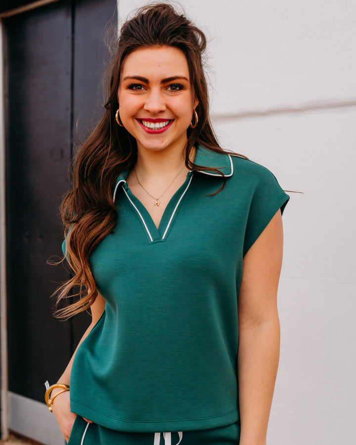 Thread & Supply: Kirsten Top in Green - The Vogue Boutique